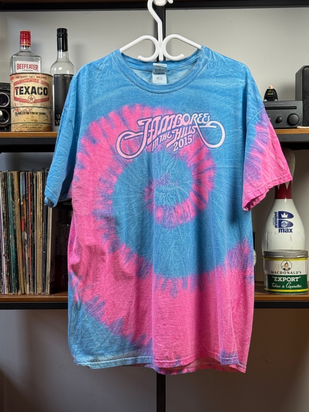 Vintage Tie Dye Jamboree in the hills 2015 tee shirt size XL